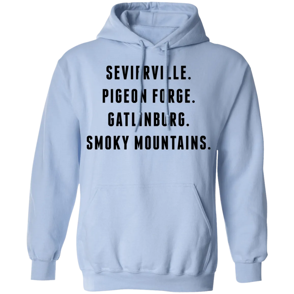 City Names (Black) - Pullover Hoodie
