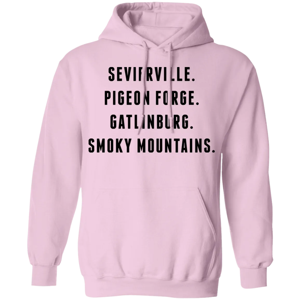 City Names (Black) - Pullover Hoodie