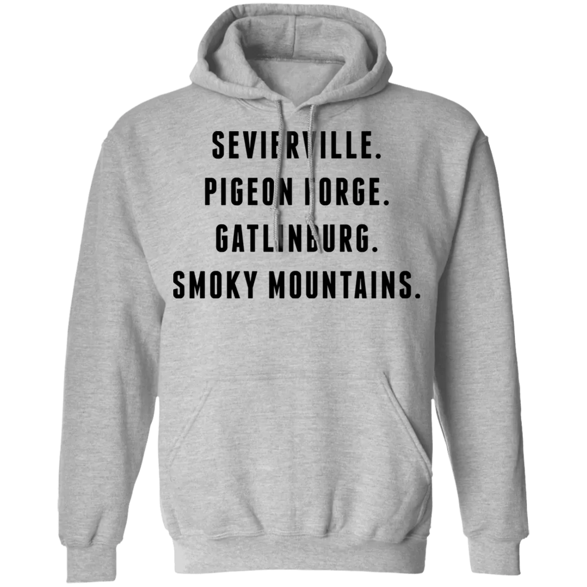 City Names (Black) - Pullover Hoodie
