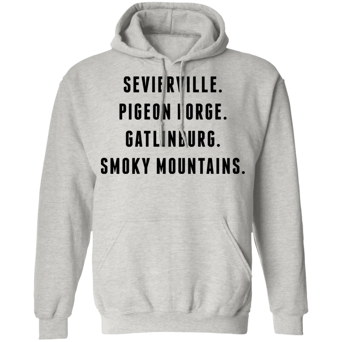 City Names (Black) - Pullover Hoodie
