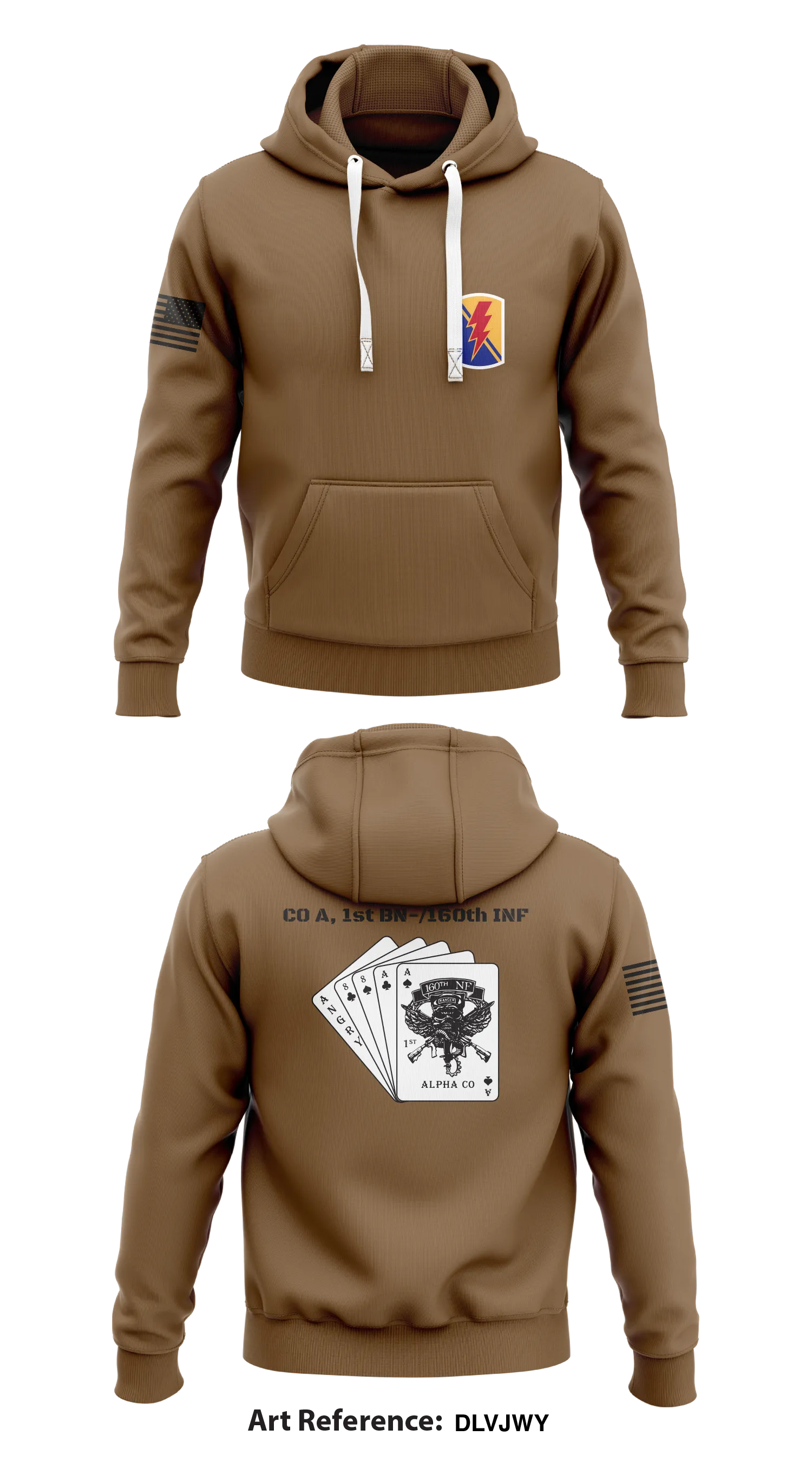 CO A, 1st BN-/16th INF Store 1  Core Men's Hooded Performance Sweatshirt - dLVJWy