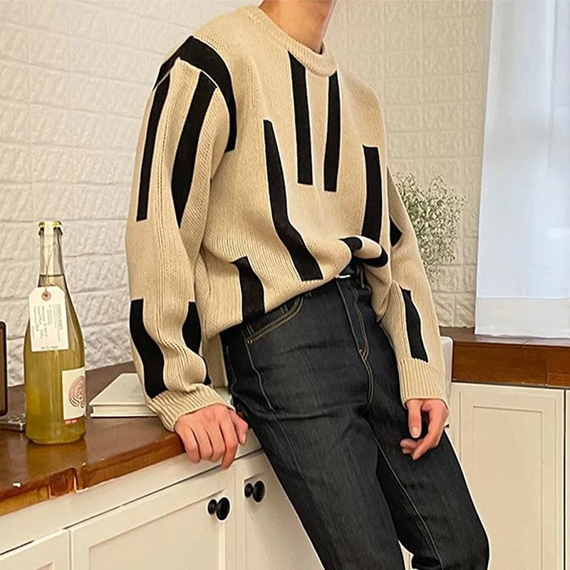 Colorblock Knit Sweater