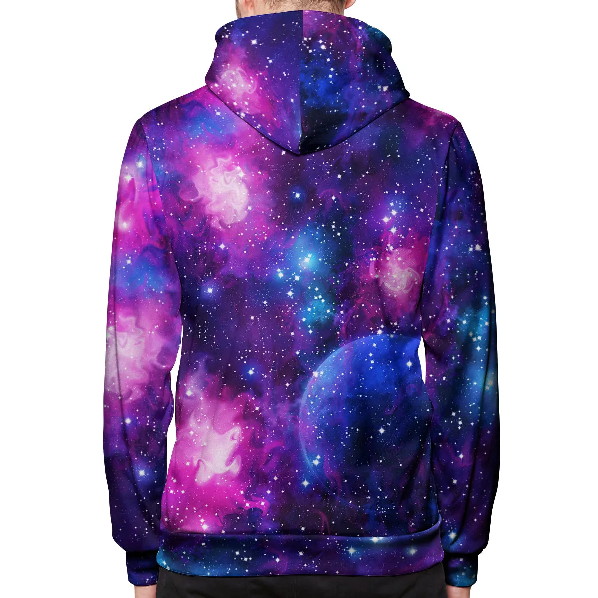 Cotton Candy Galaxy Pullover Hoodie