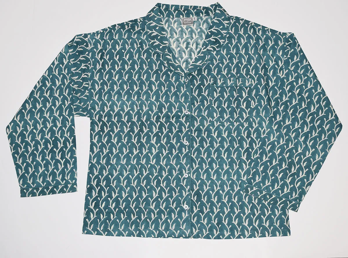 Cotton Pajama Set | Vines Forest