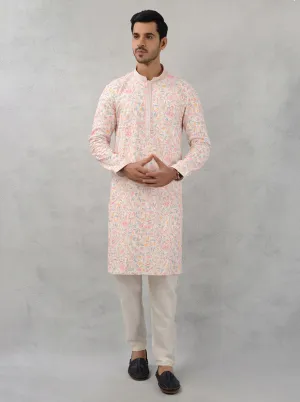 Cream Kurta Pajama | Azania