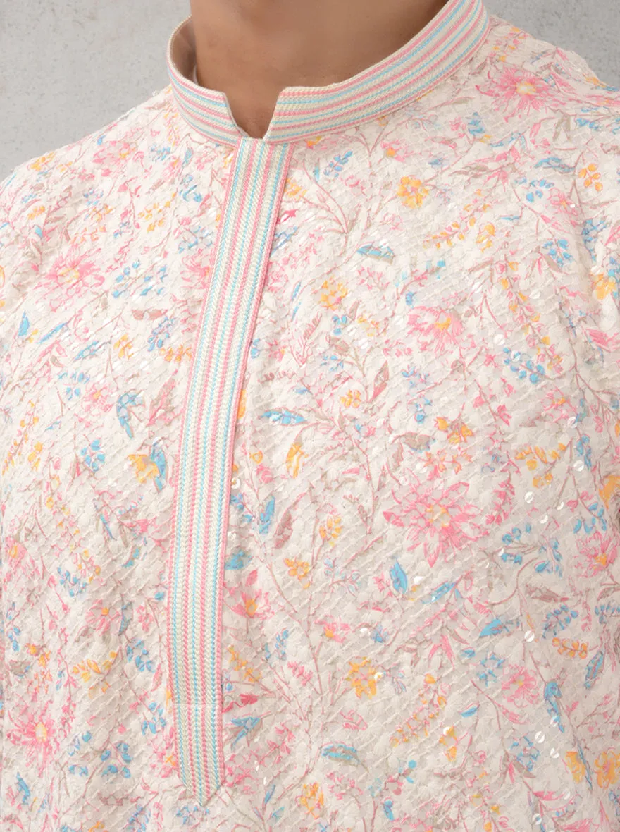 Cream Kurta Pajama | Azania