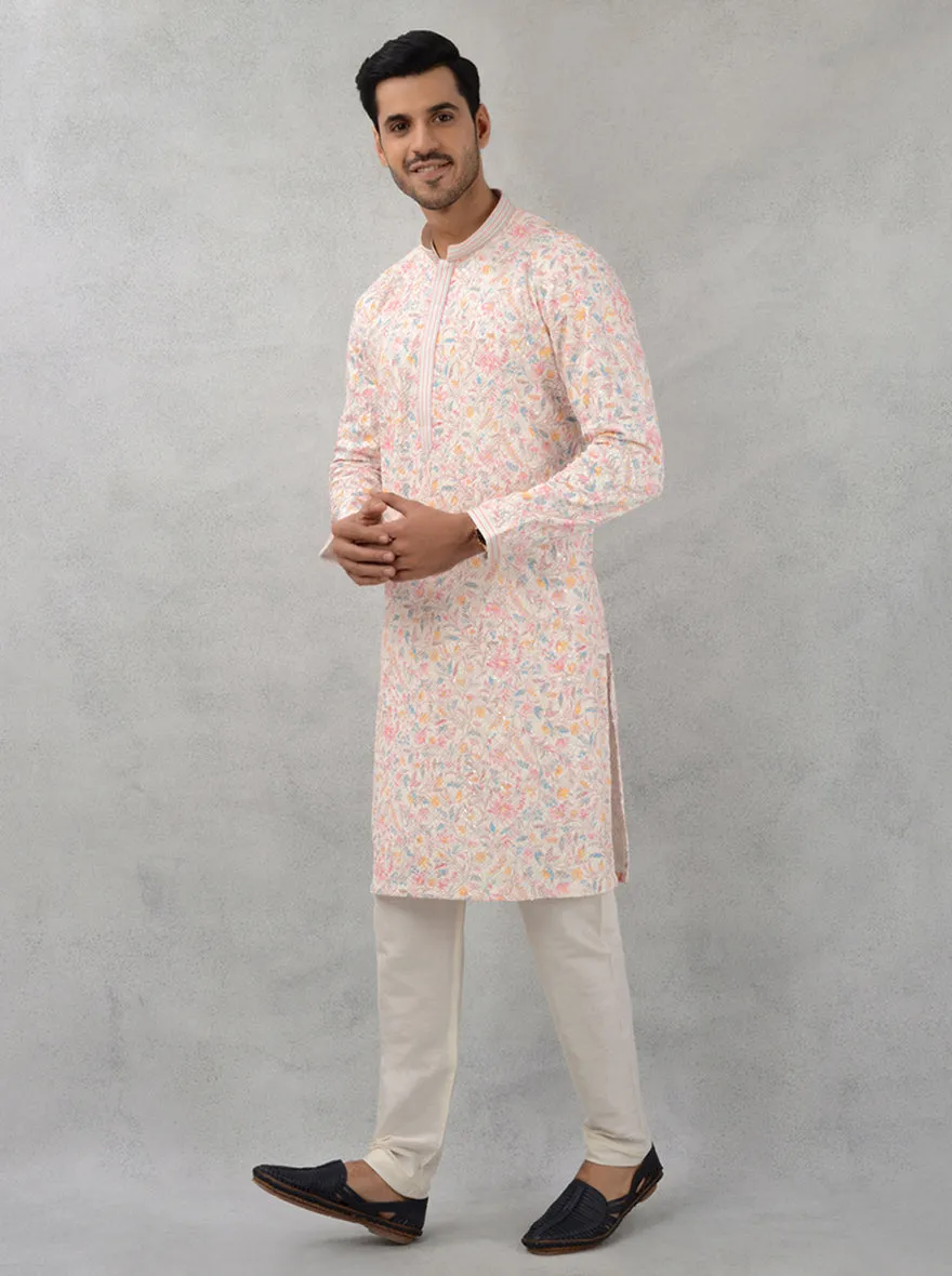 Cream Kurta Pajama | Azania