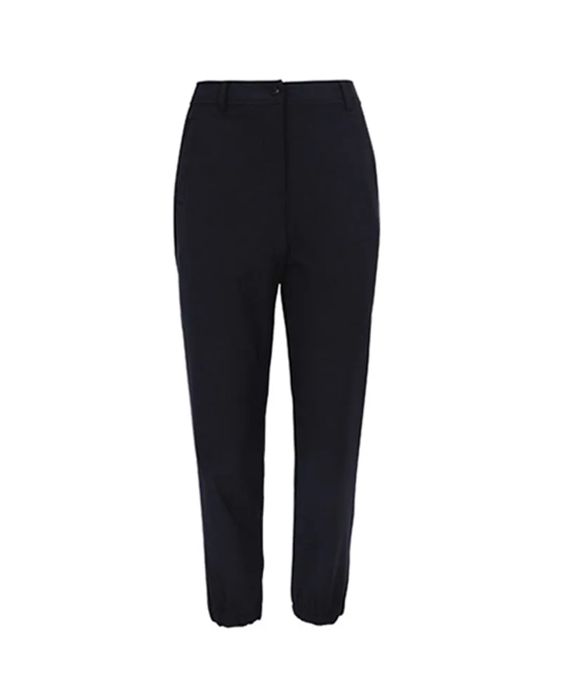CREVE NINE: Banding Jogger Pants - Black