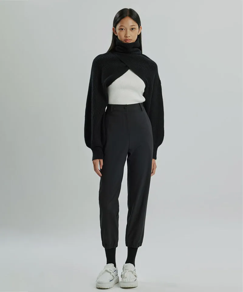 CREVE NINE: Banding Jogger Pants - Black