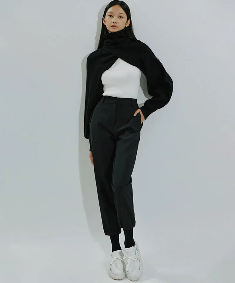 CREVE NINE: Banding Jogger Pants - Black