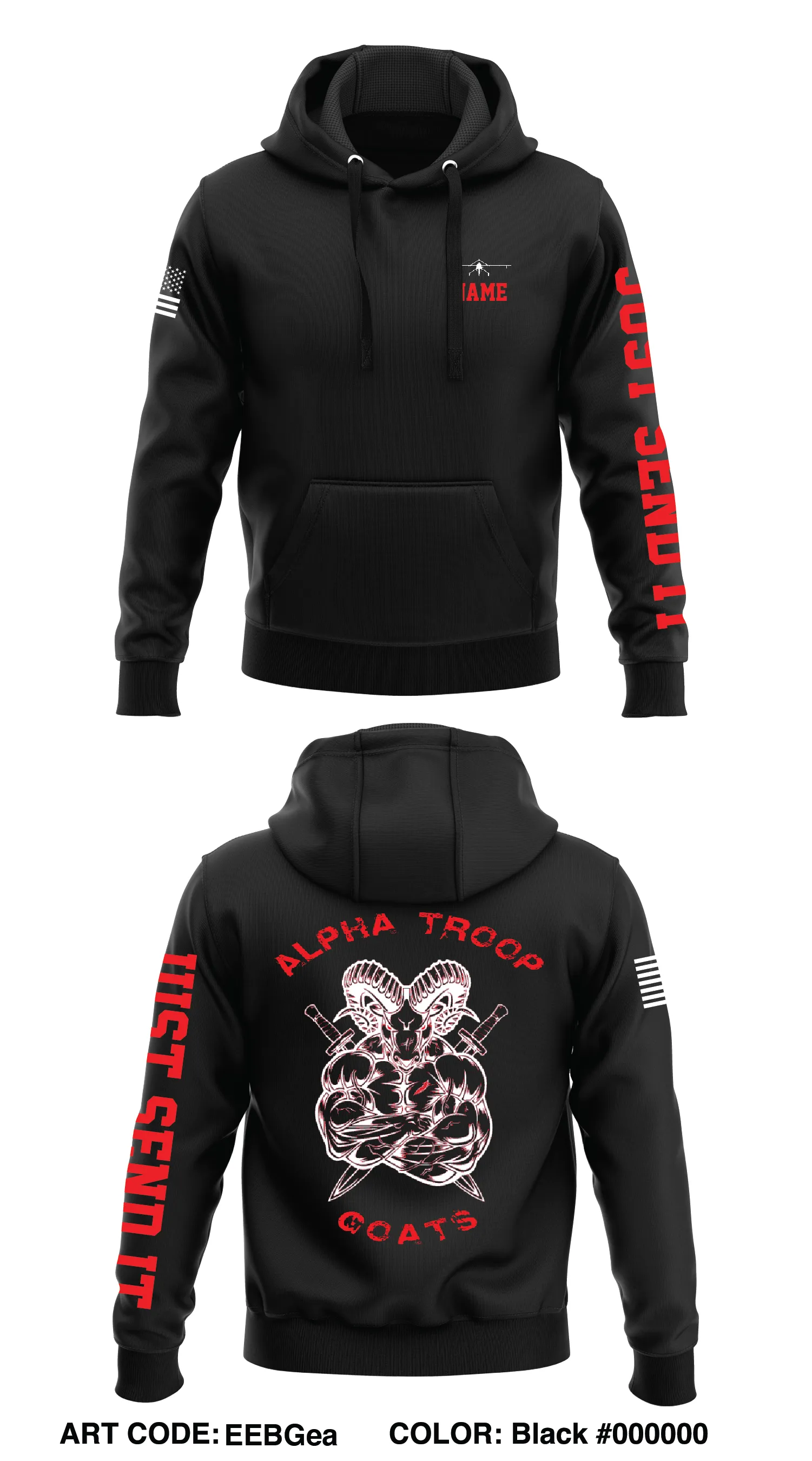 CUSTOM A trp 2-6 CAV Store 1  Core Men's Hooded Performance Sweatshirt - EEBGea