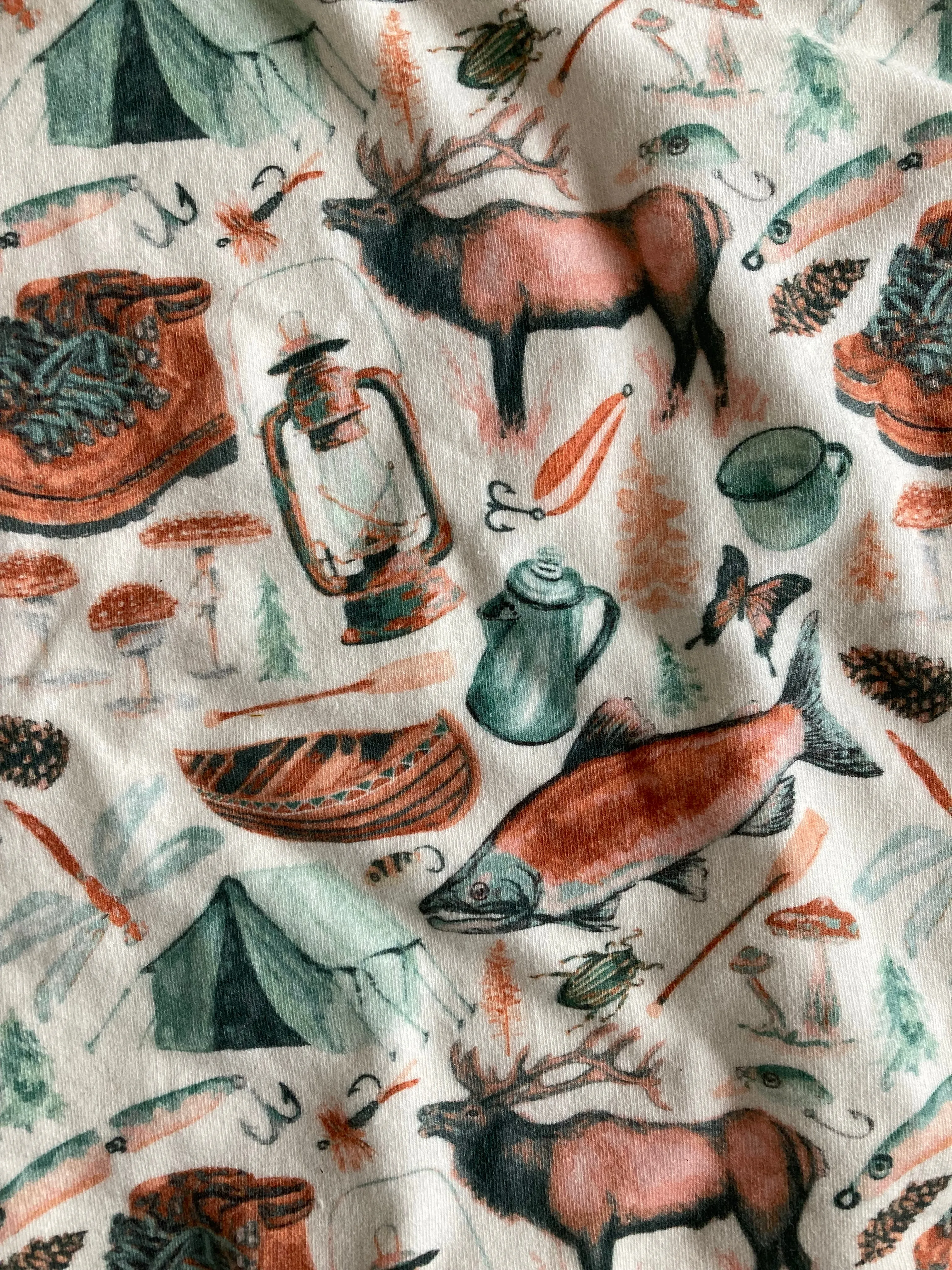 Custom Forest Camp Tee