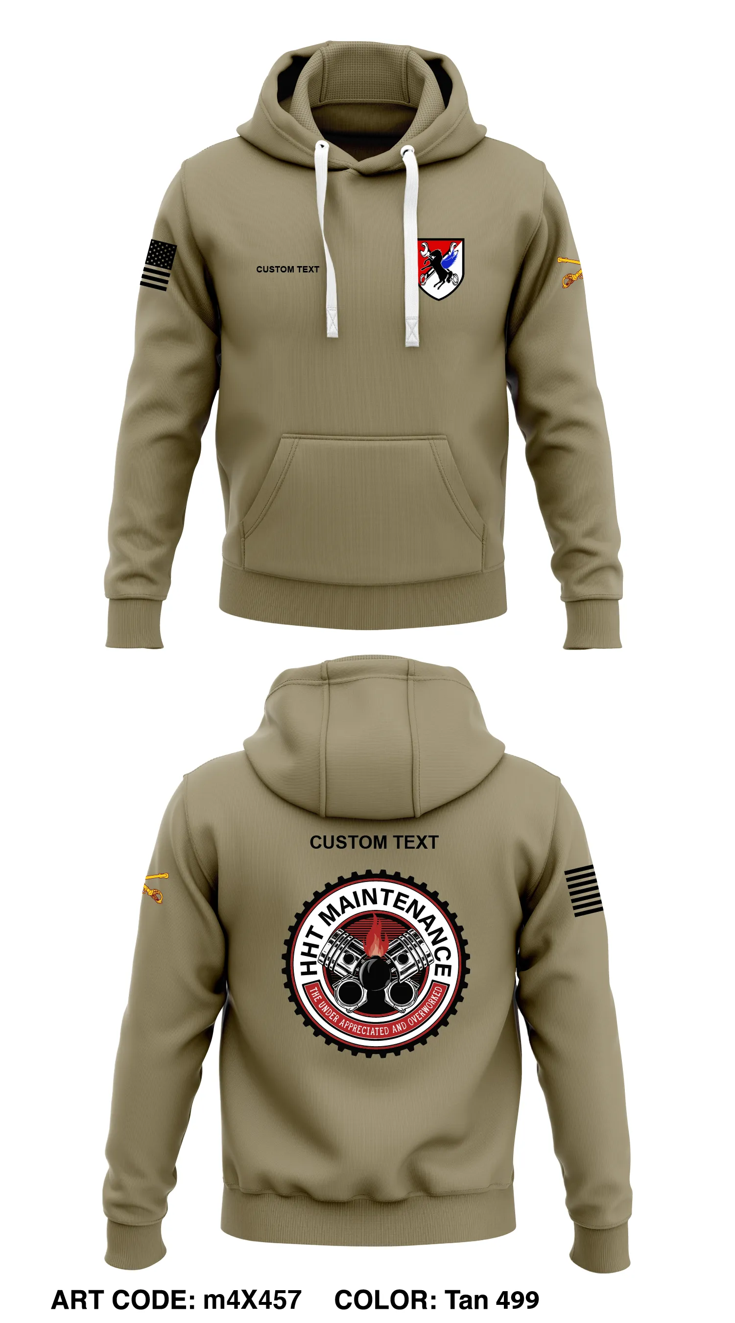 CUSTOM - HHT 2/11 ACR  Core Men's Hooded Performance Sweatshirt - m4X457