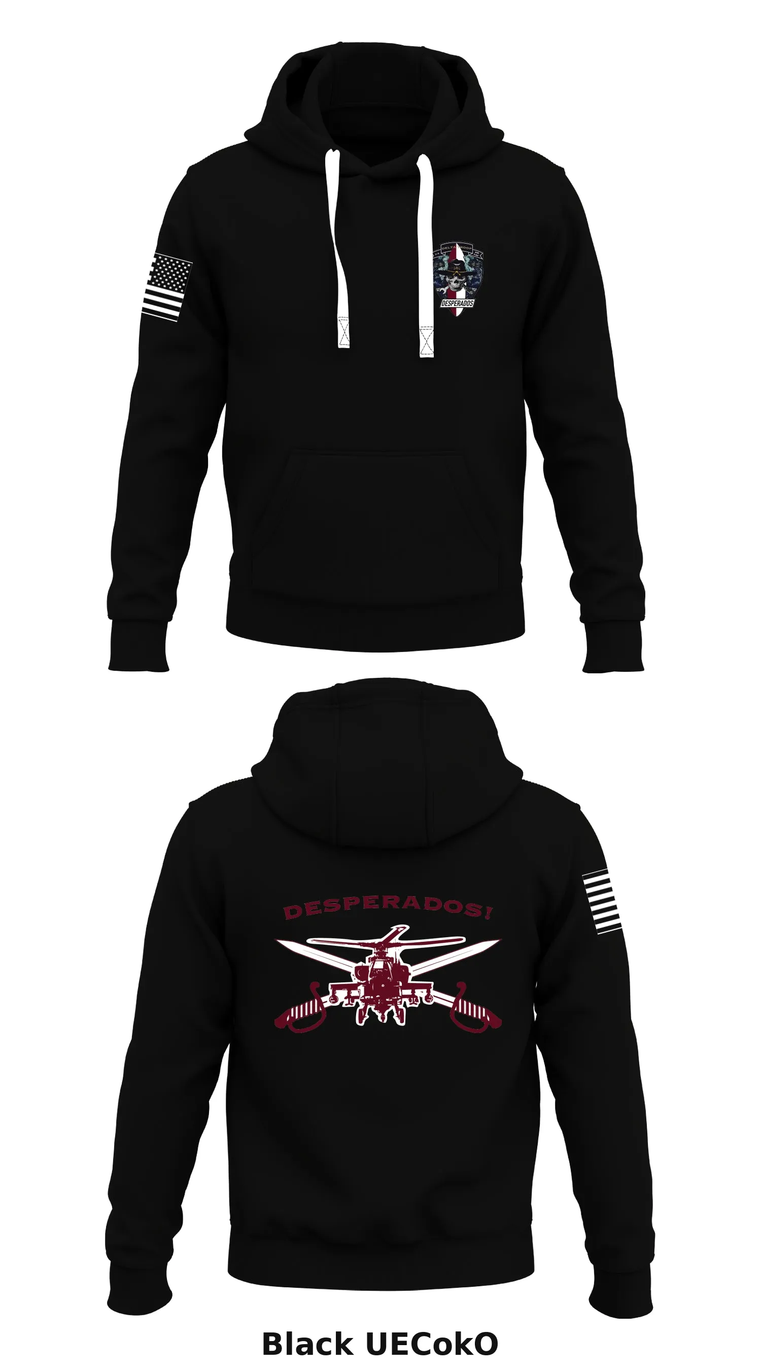 D TRP 2-6 CAV Store 1  Core Men's Hooded Performance Sweatshirt - UECokO