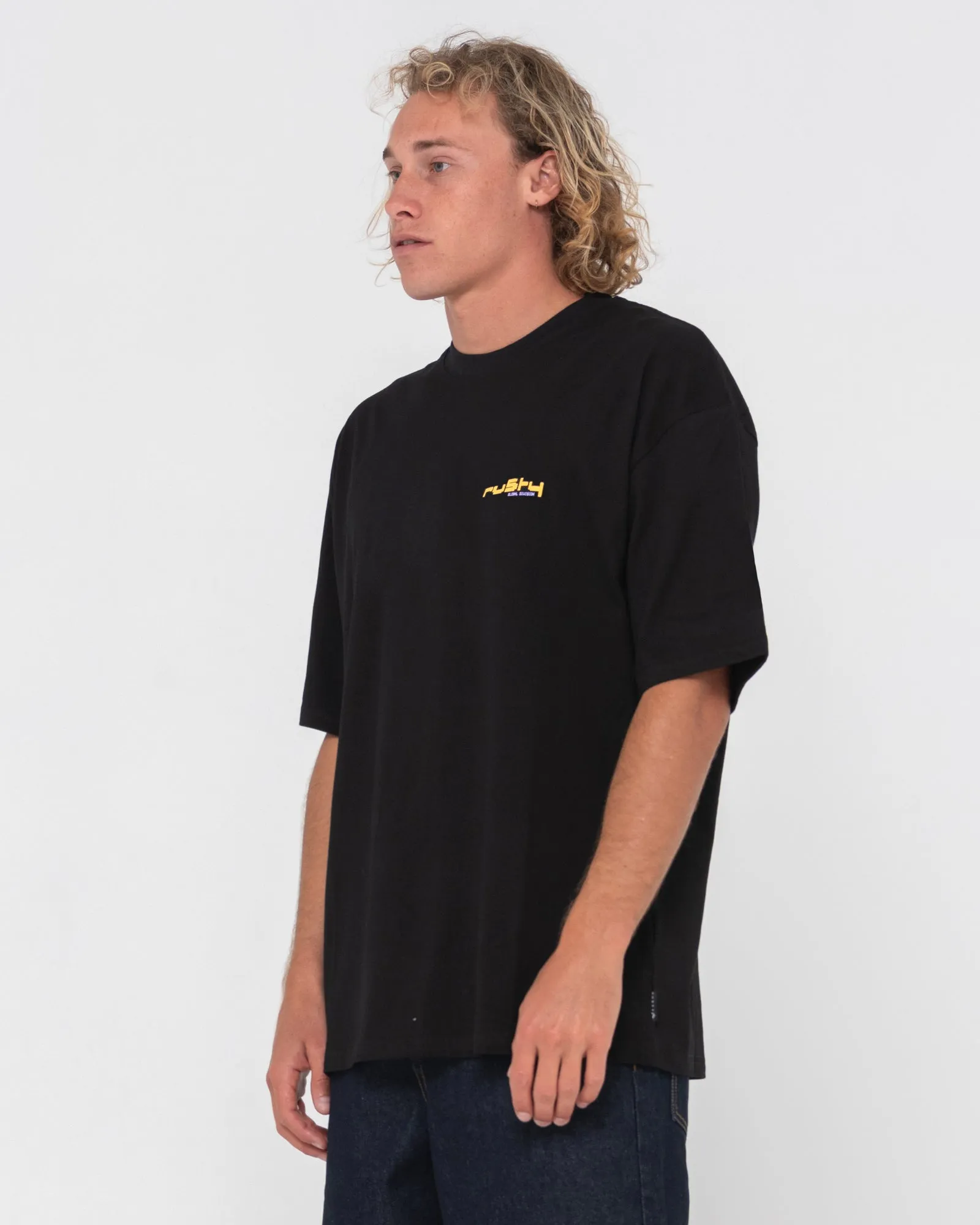 Data Leak Oversized Graphic Tee