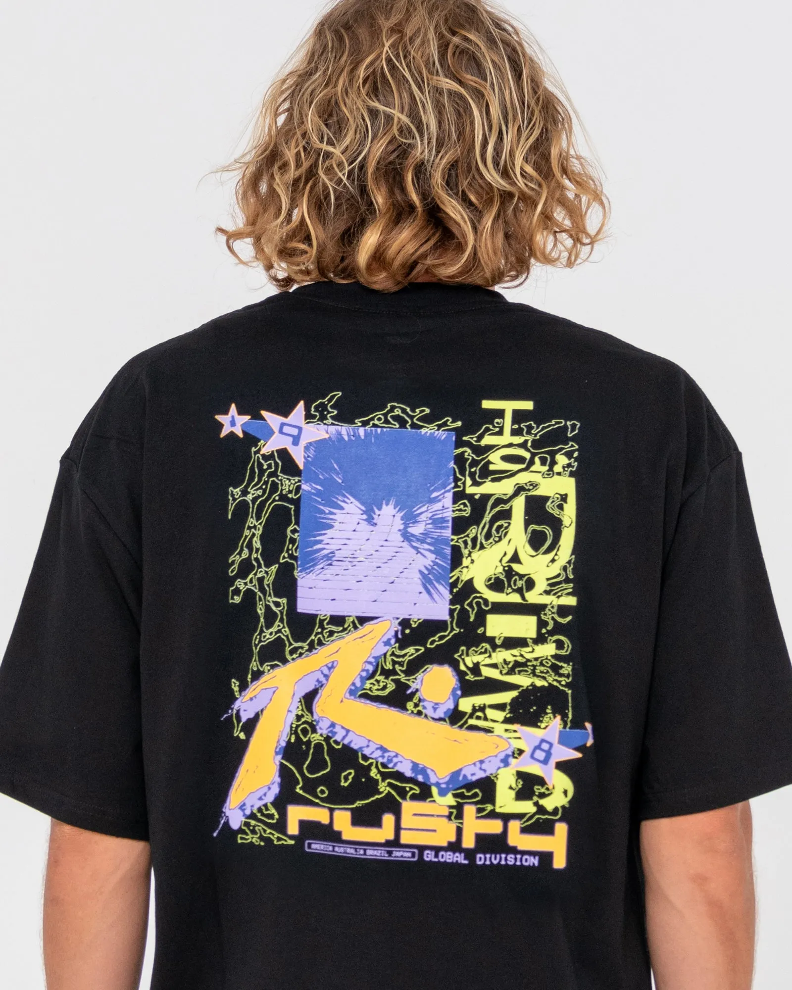 Data Leak Oversized Graphic Tee