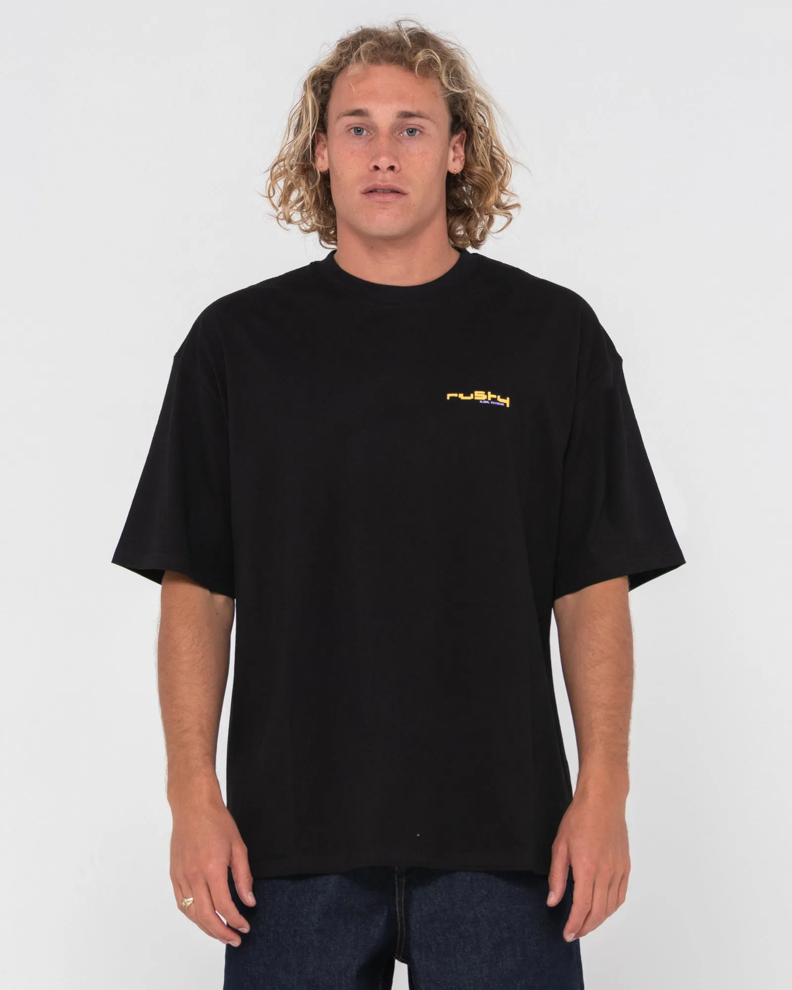 Data Leak Oversized Graphic Tee
