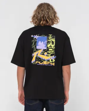 Data Leak Oversized Graphic Tee