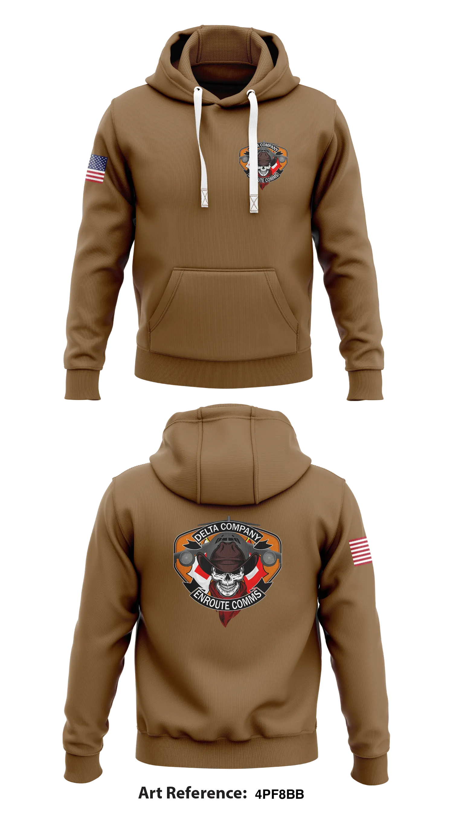 Delta Company 5th Store 1 Core Men's Hooded Performance Sweatshirt - 4PF8BB