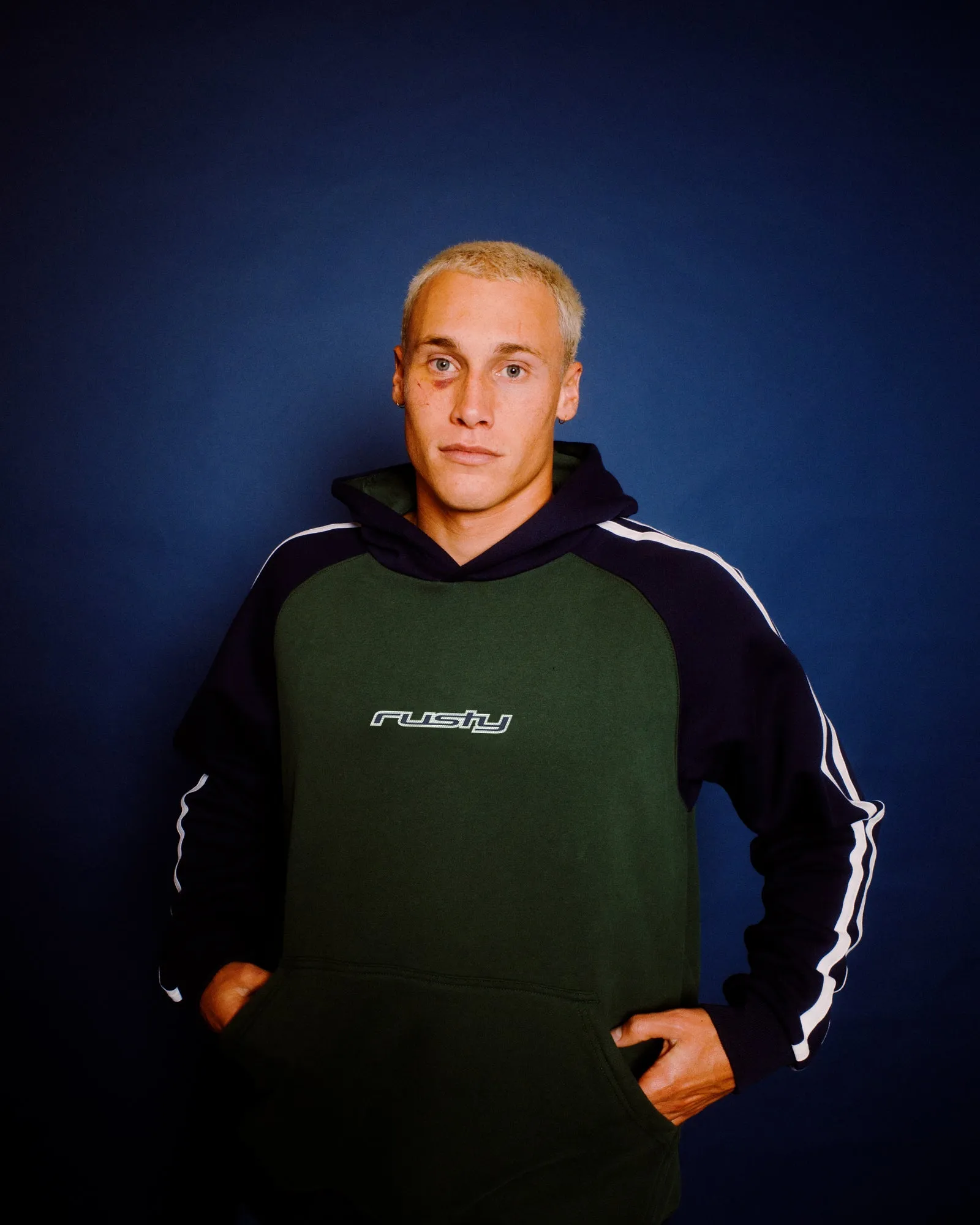 Denny Raglan Fleece Hoodie