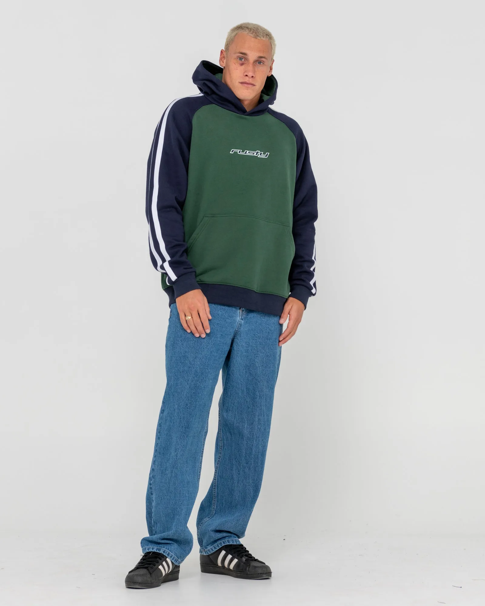 Denny Raglan Fleece Hoodie