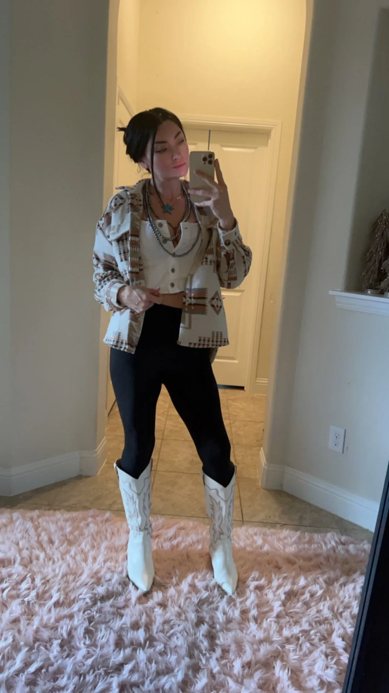 Desert Sunrise Aztec Shacket