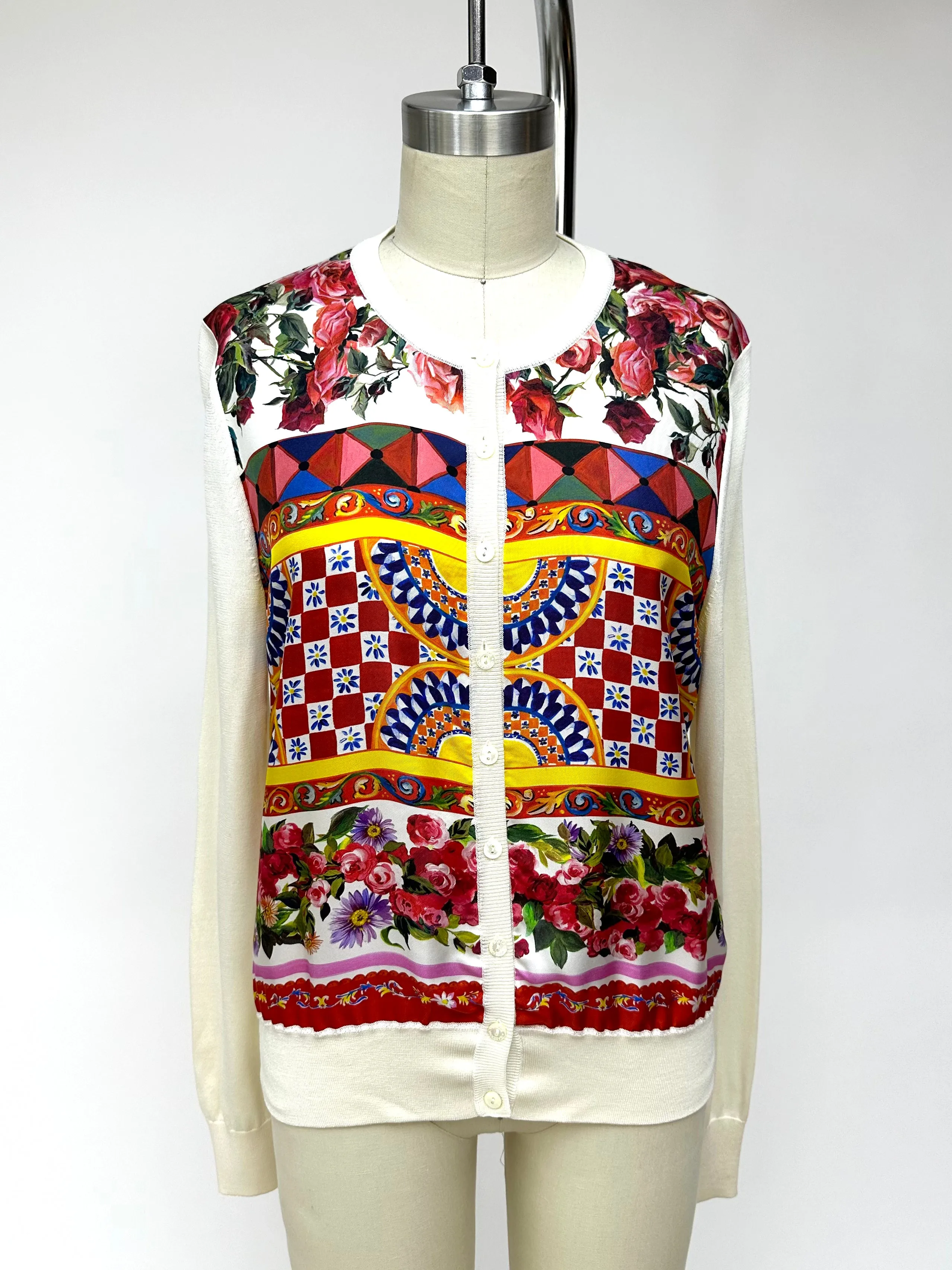 Dolce & Gabbana Mambo Silk Cardigan