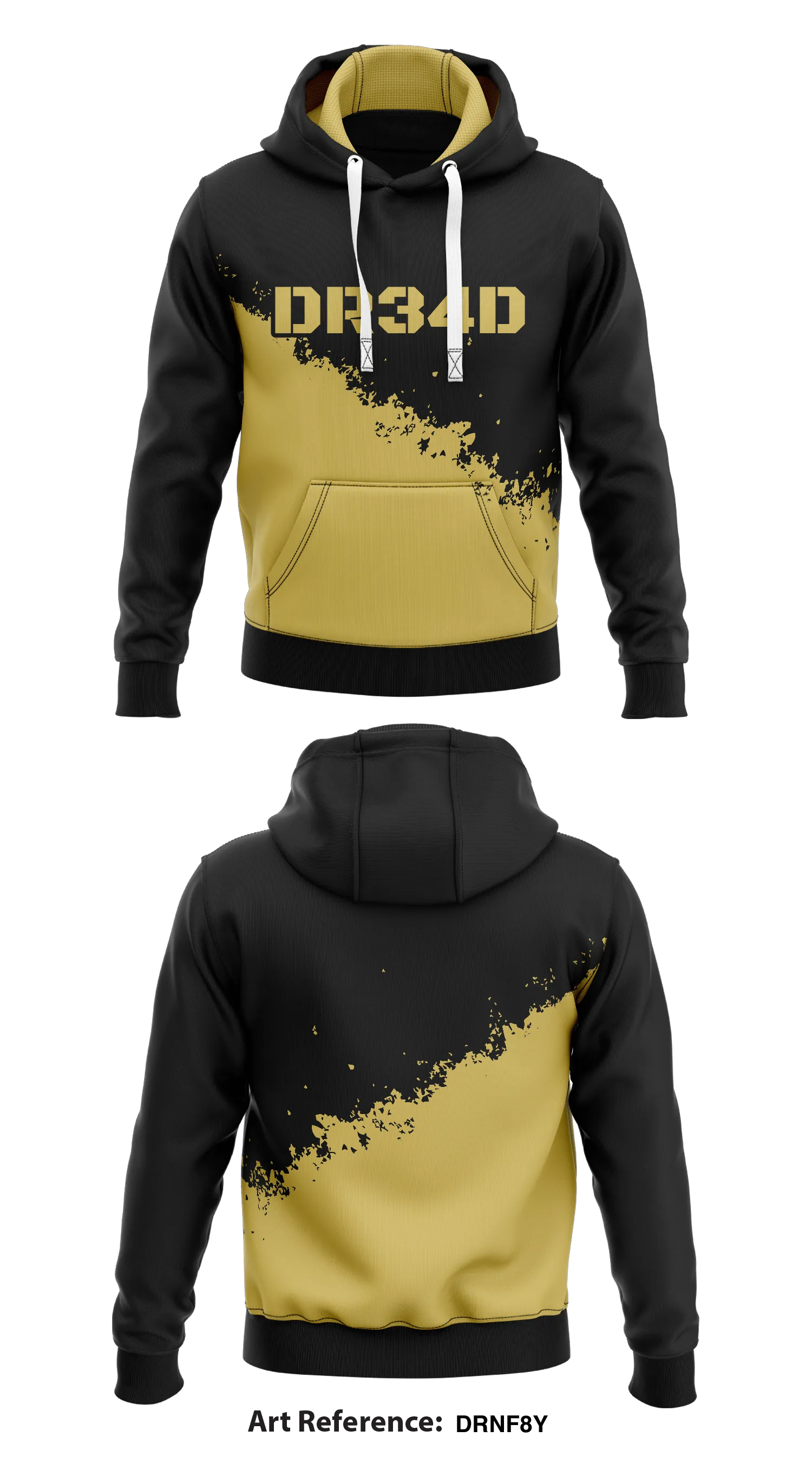 DR34D Store 1  Core Men's Hooded Performance Sweatshirt - DRNF8Y