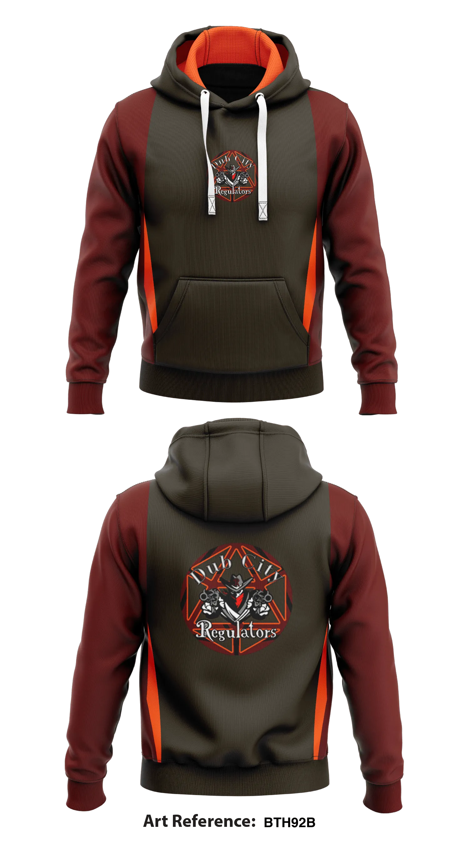 Dub City Regulators Store 1  Core Men's Hooded Performance Sweatshirt - btH92b