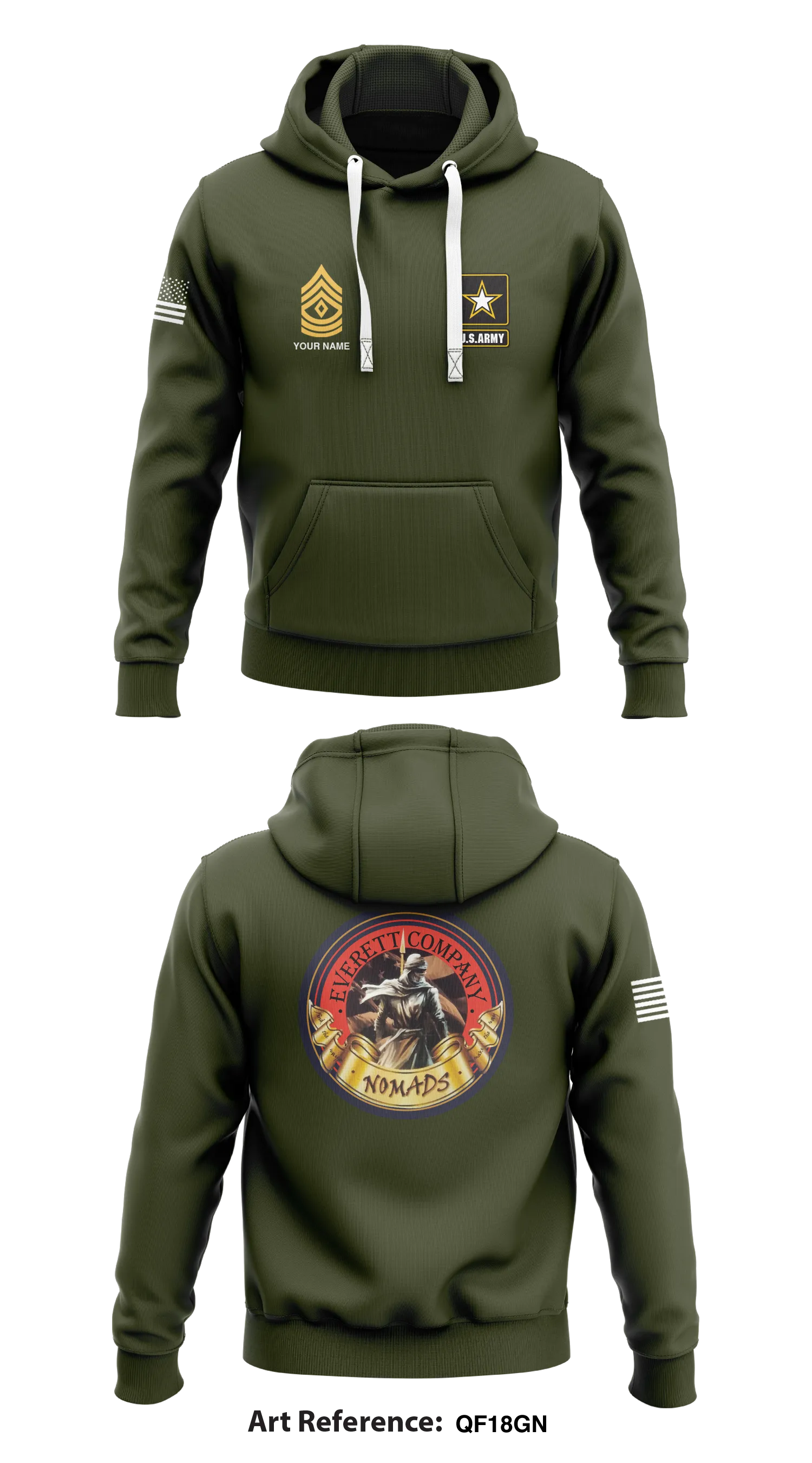 Everett Nomads Store 1  Core Men's Hooded Performance Sweatshirt - Qf18gN (1SG)