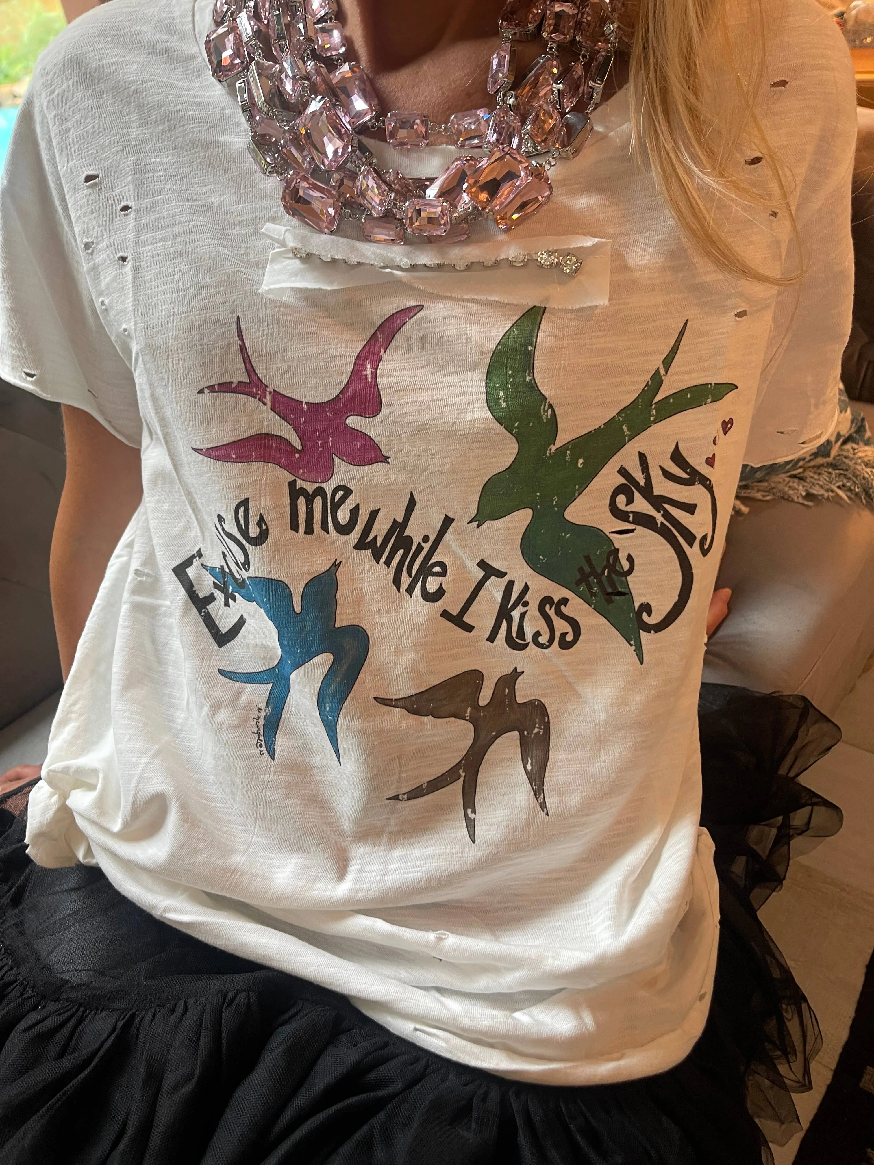Excuse me While I Kiss the Sky - Jimmy Hendrix Rare Bird shirt