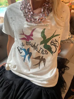 Excuse me While I Kiss the Sky - Jimmy Hendrix Rare Bird shirt