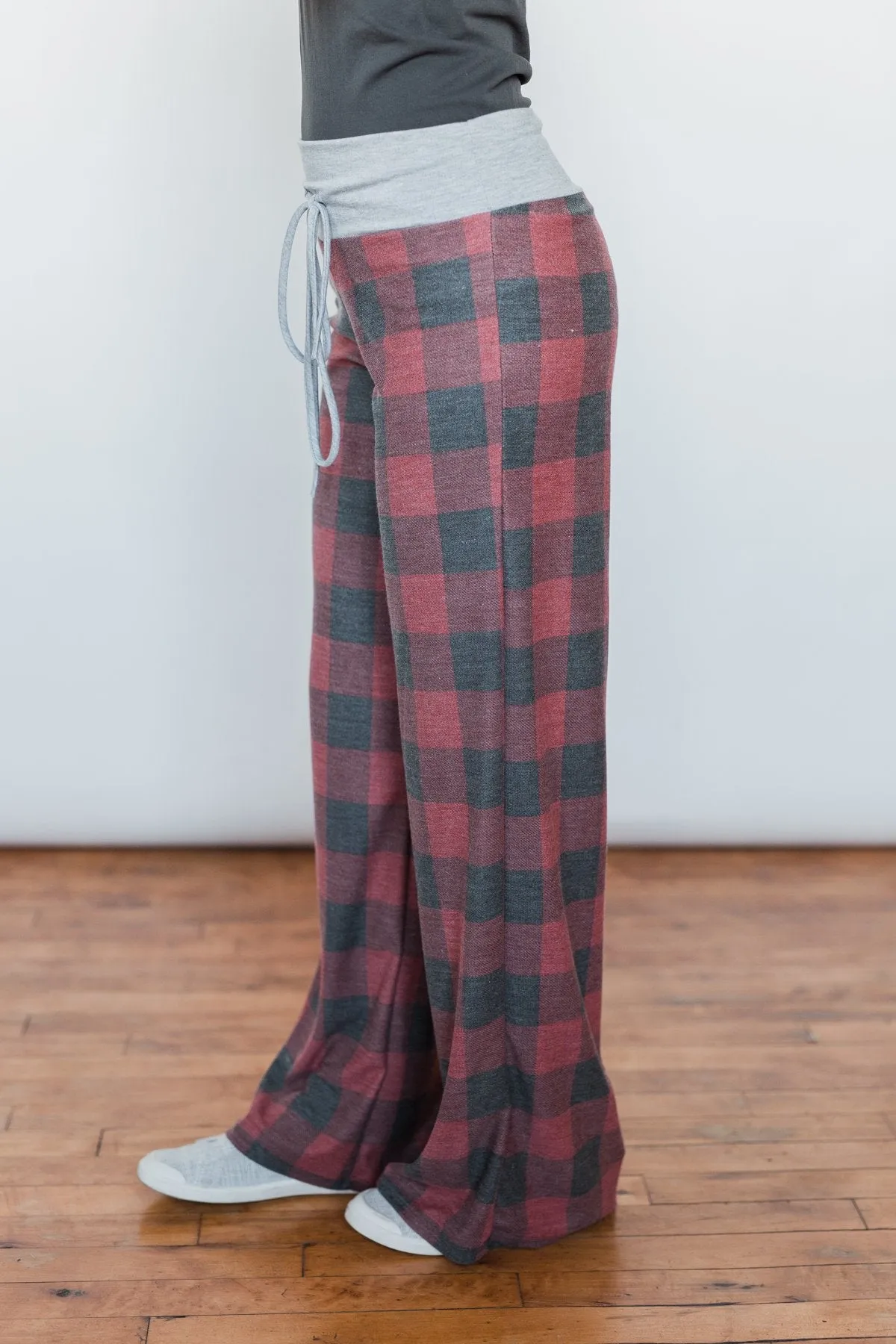 Faded Buffalo Plaid Lounge Pants