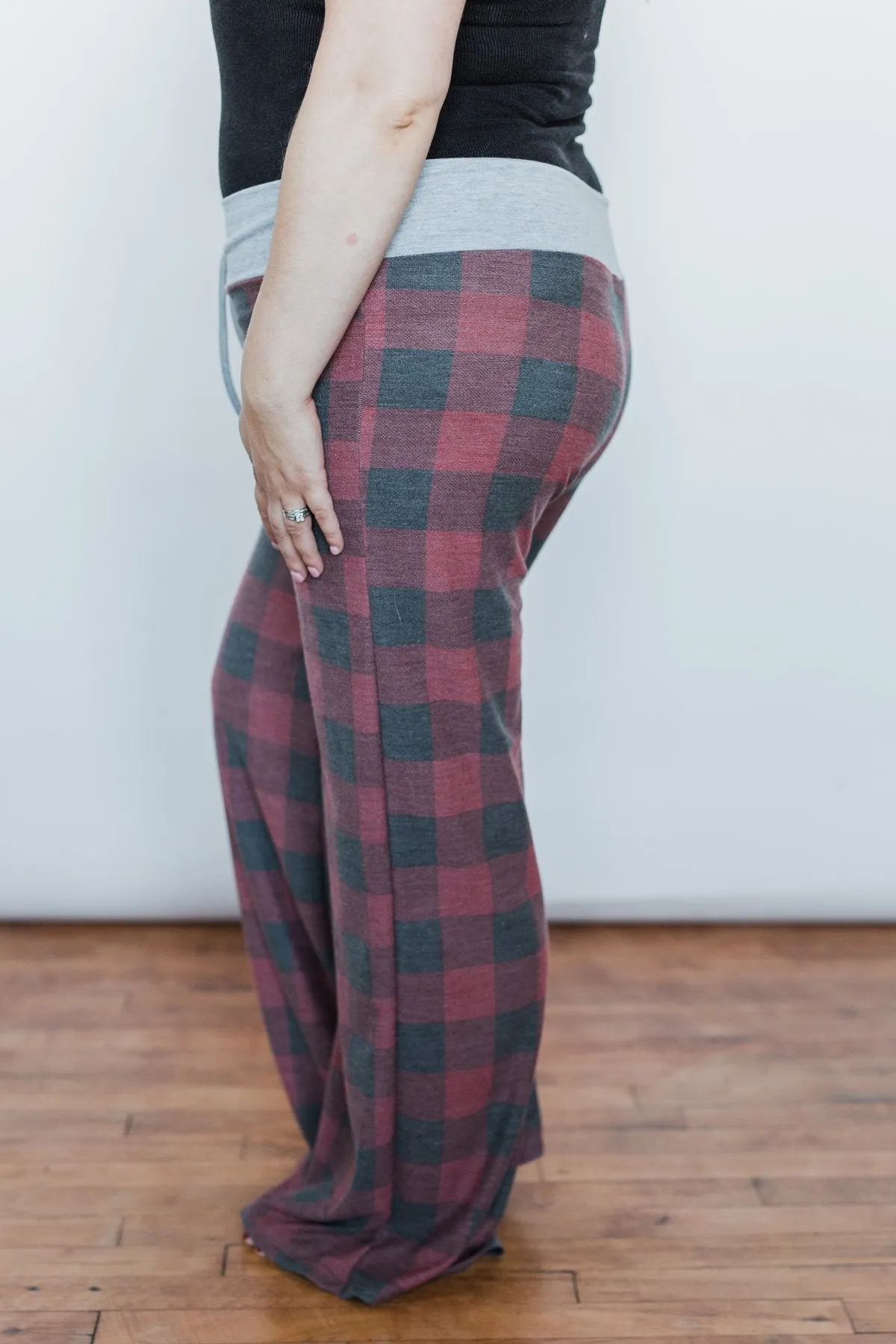 Faded Buffalo Plaid Lounge Pants