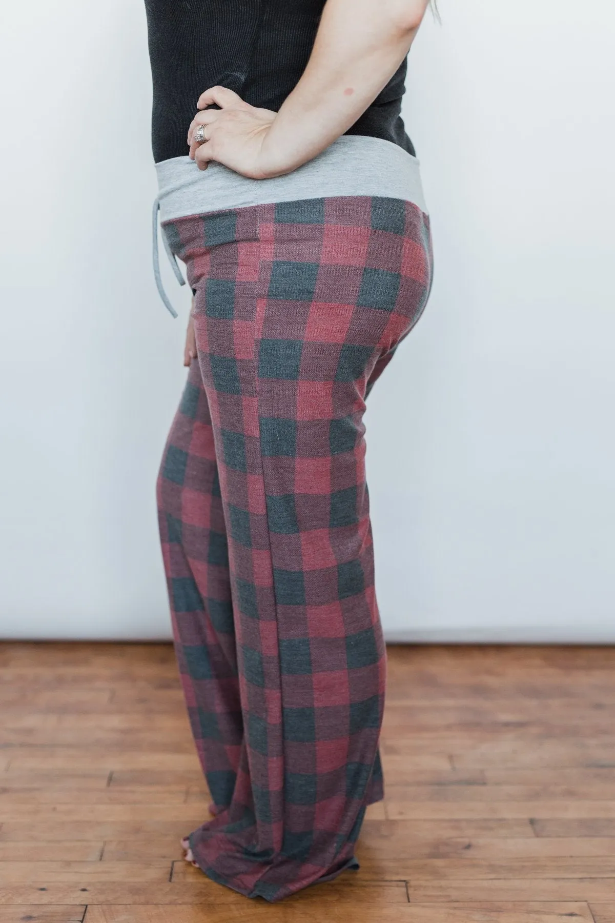 Faded Buffalo Plaid Lounge Pants