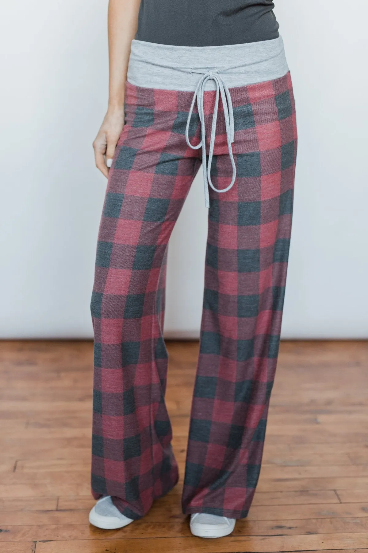 Faded Buffalo Plaid Lounge Pants