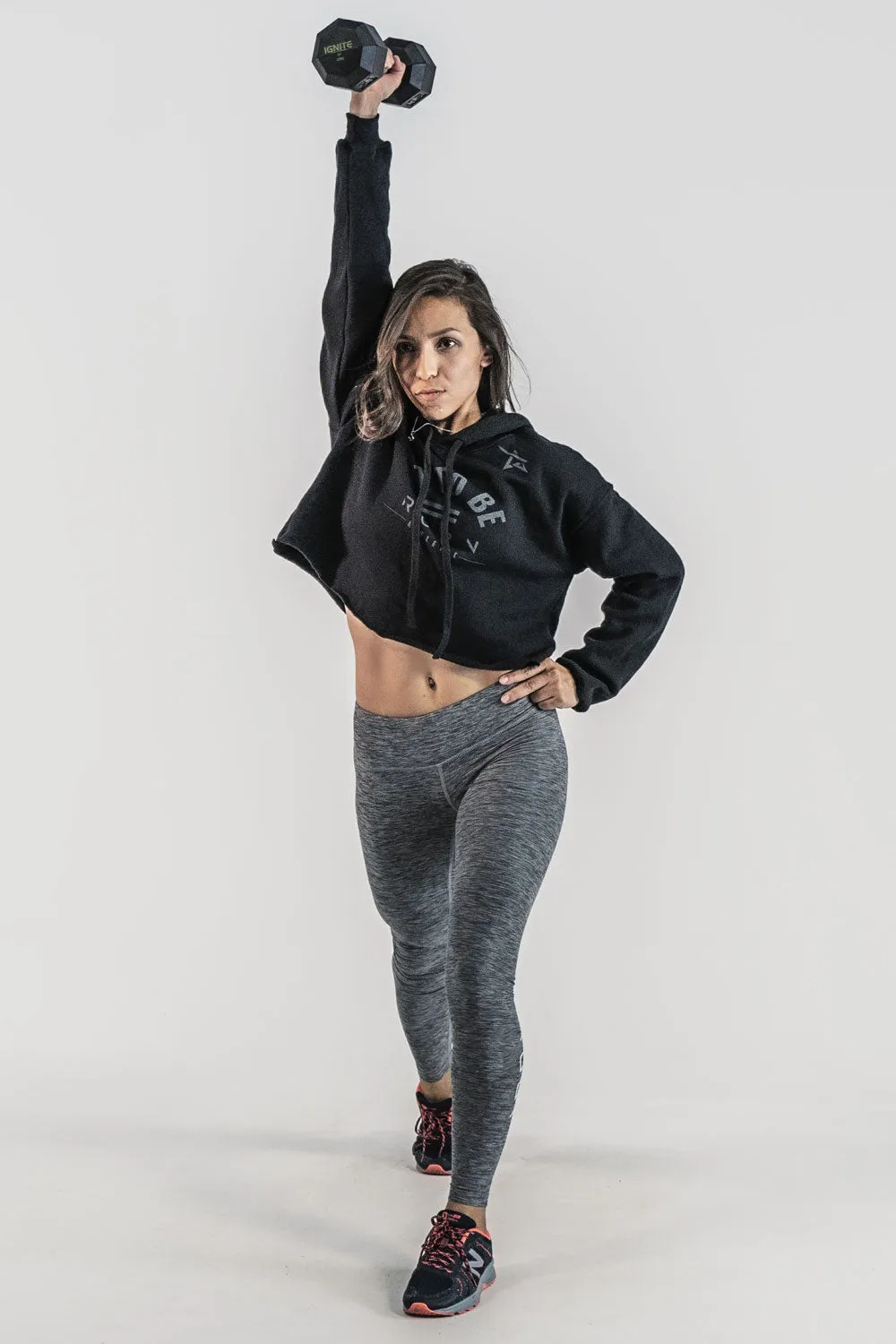 FIT TO BE RORN – BLACK HOODIE