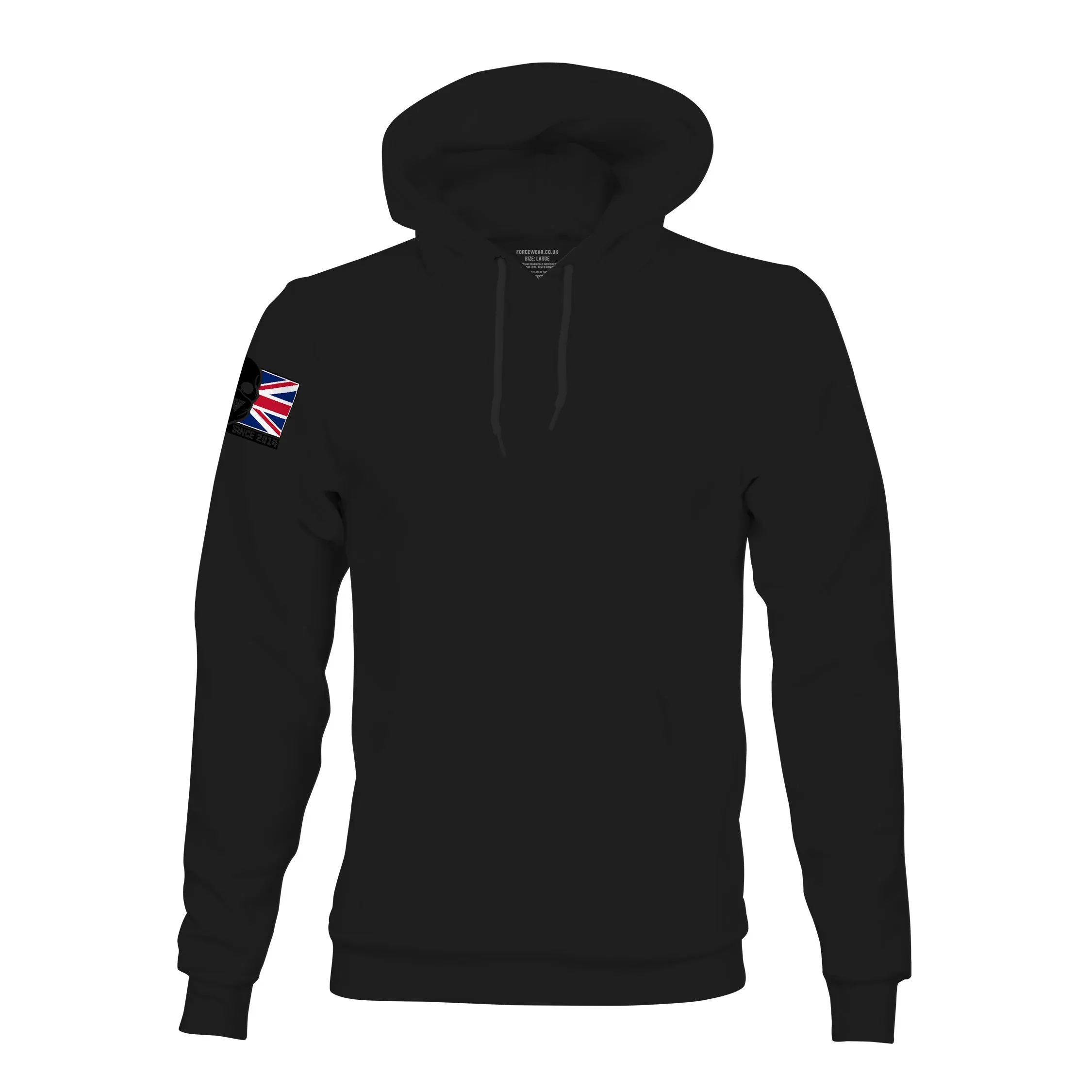 FULL COLOUR UJ BASE BLACK HOODIE