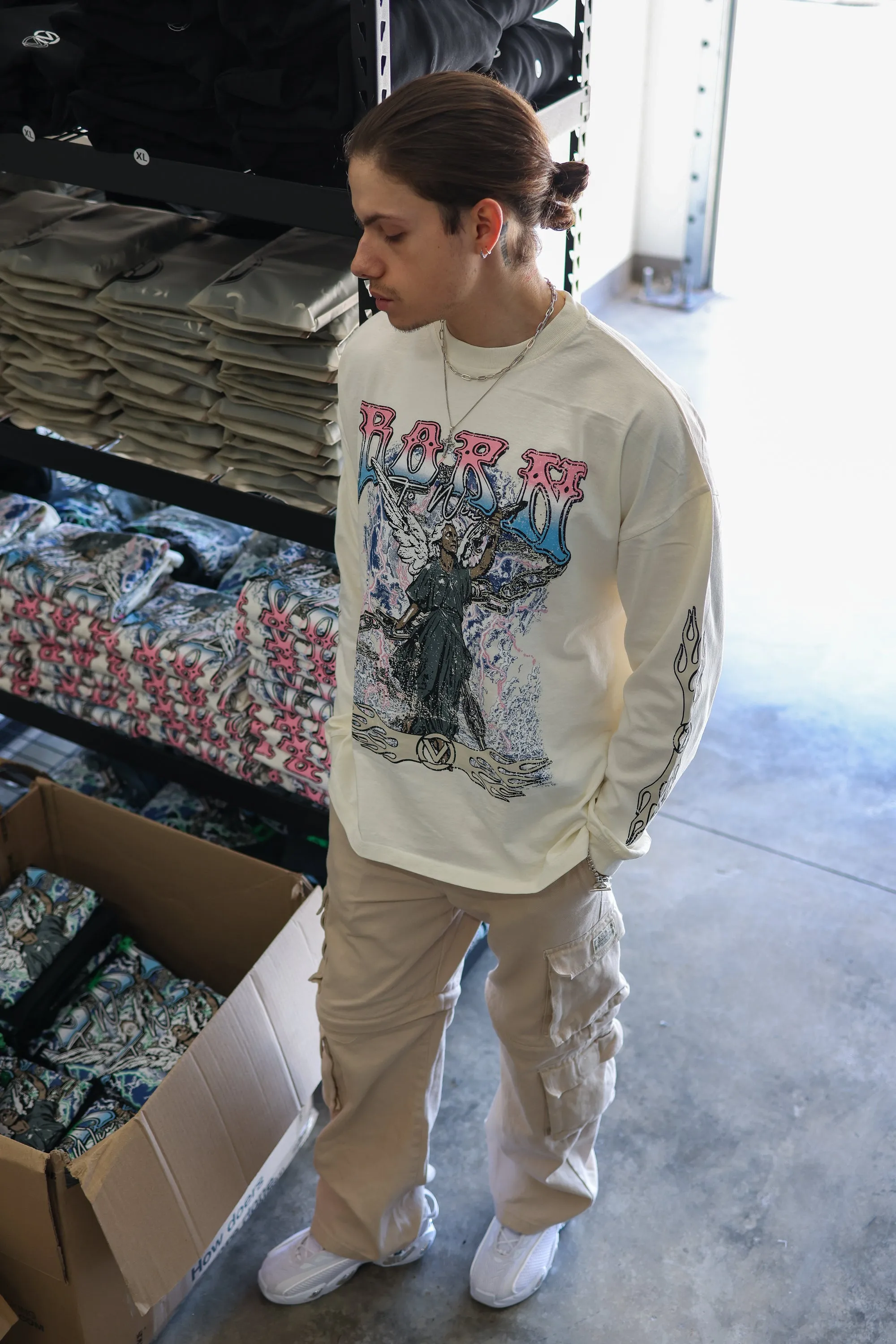 GENESIS RISING LONG SLEEVE - OFF WHITE