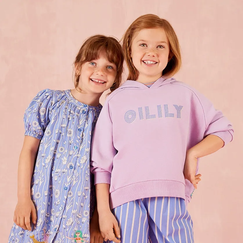 Girls Lilac Hiphop Hoody