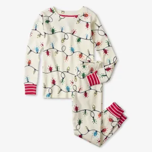 Glowing Lights Holiday Pajama Set
