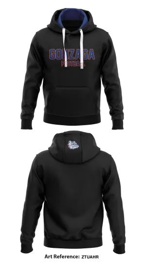 Gonzaga Football  Core Men's Hooded Performance Sweatshirt - ZtuAhR