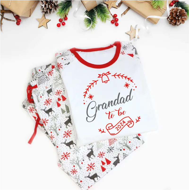 Grandma and Grandad to be Matching Christmas Pyjamas