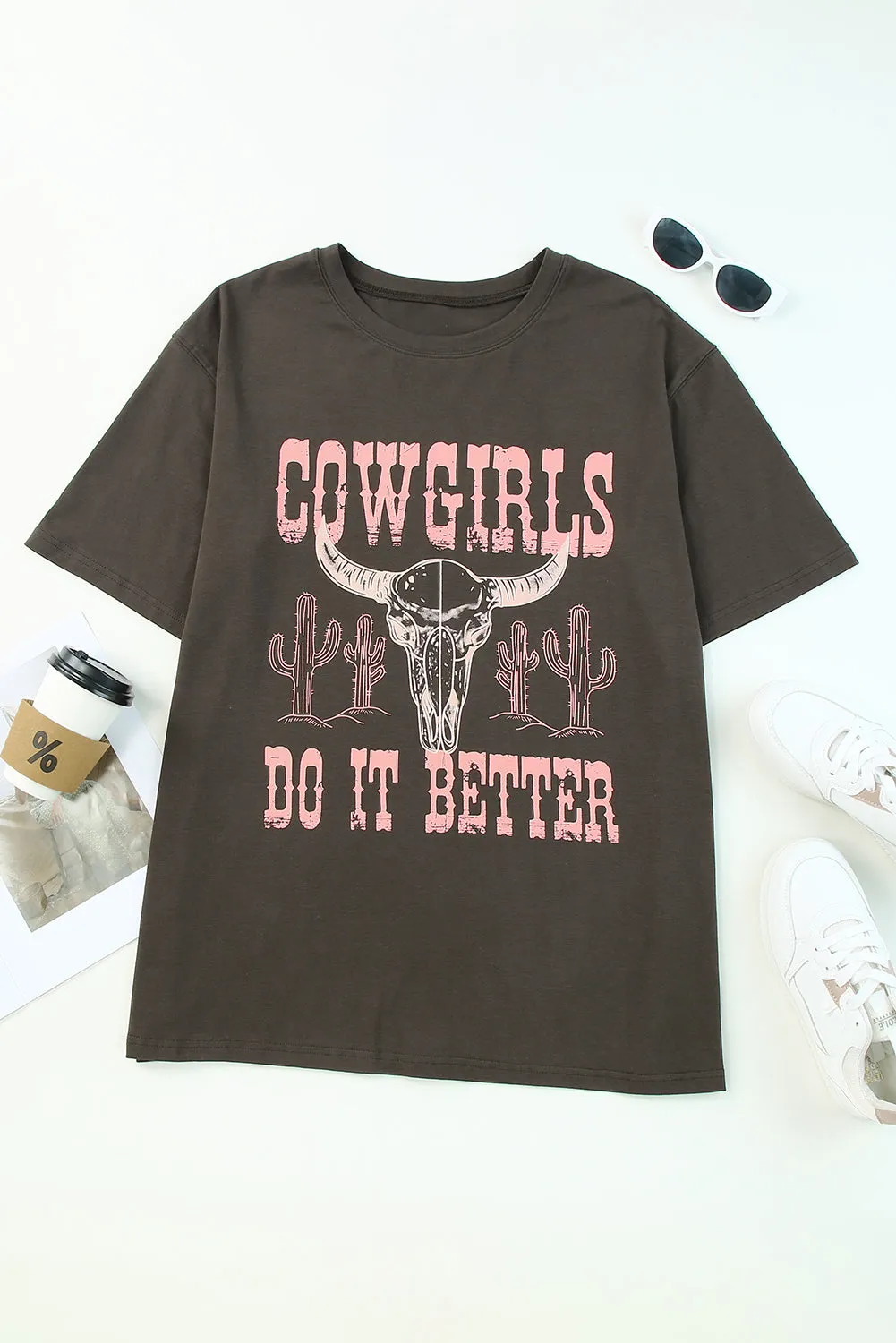 Graphic Print Oversized T Shirt