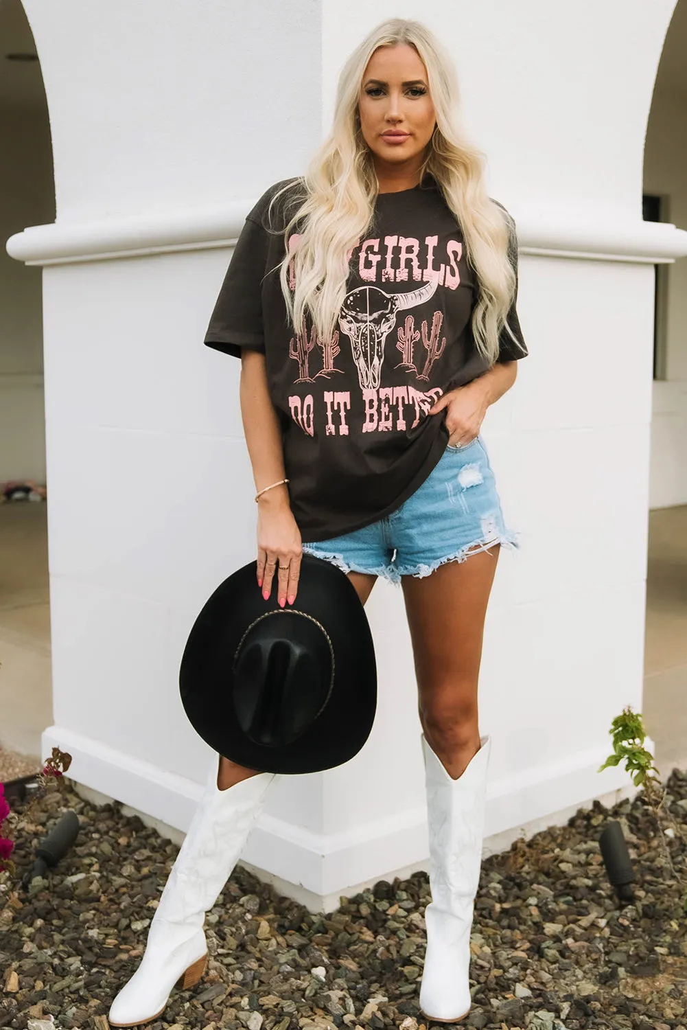 Graphic Print Oversized T Shirt