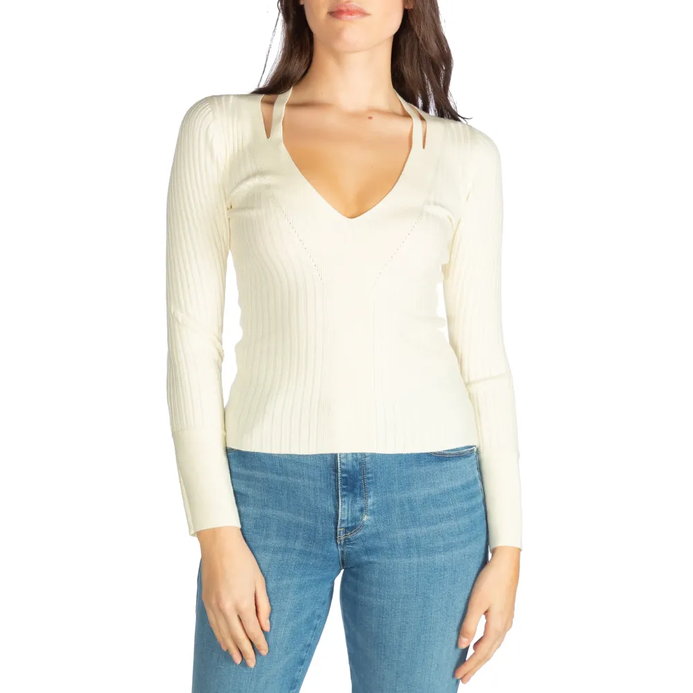 Guess Women's LS V-Neck Aline Sweater