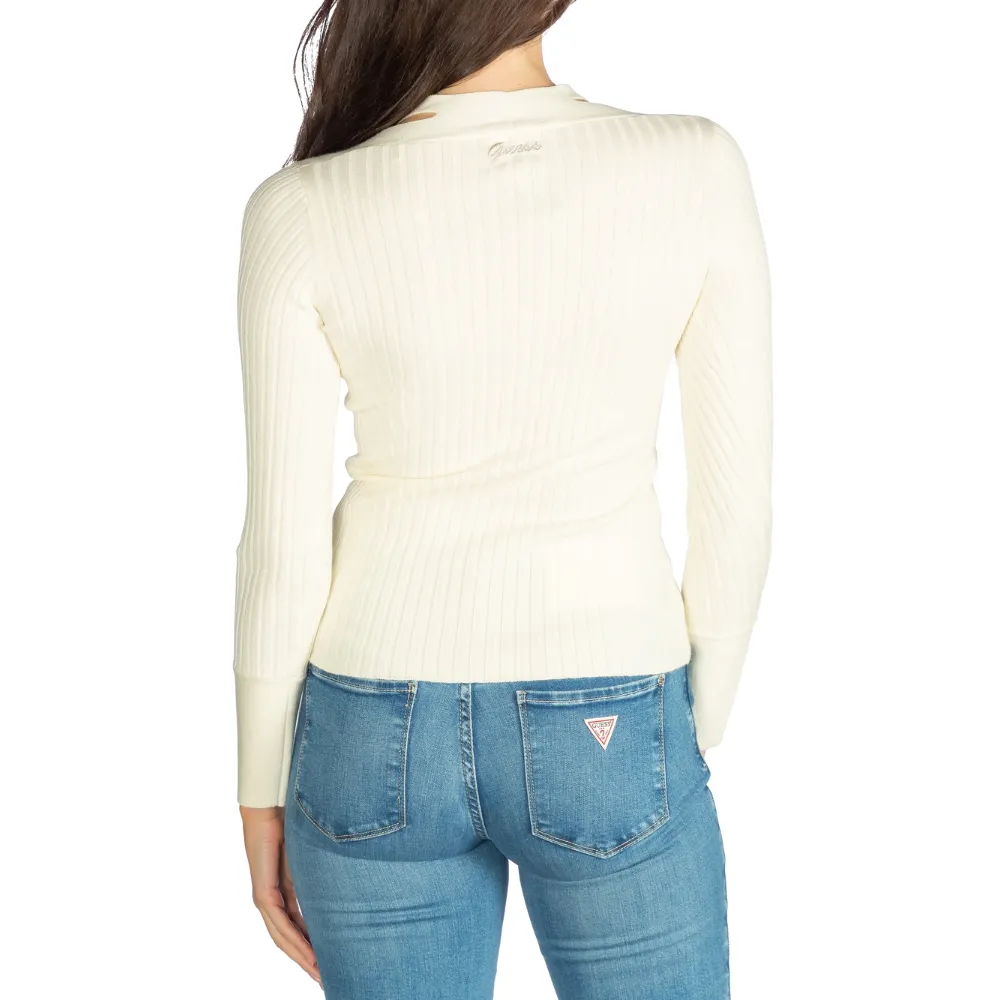 Guess Women's LS V-Neck Aline Sweater