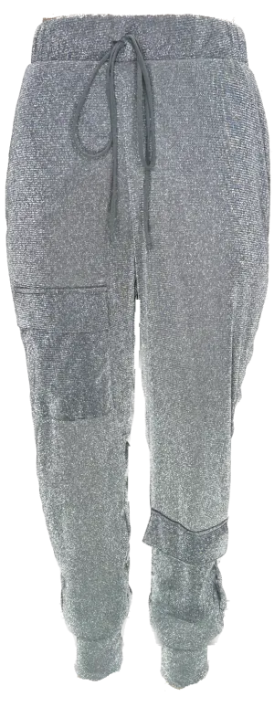 Gunmetal Sparkling Jogger
