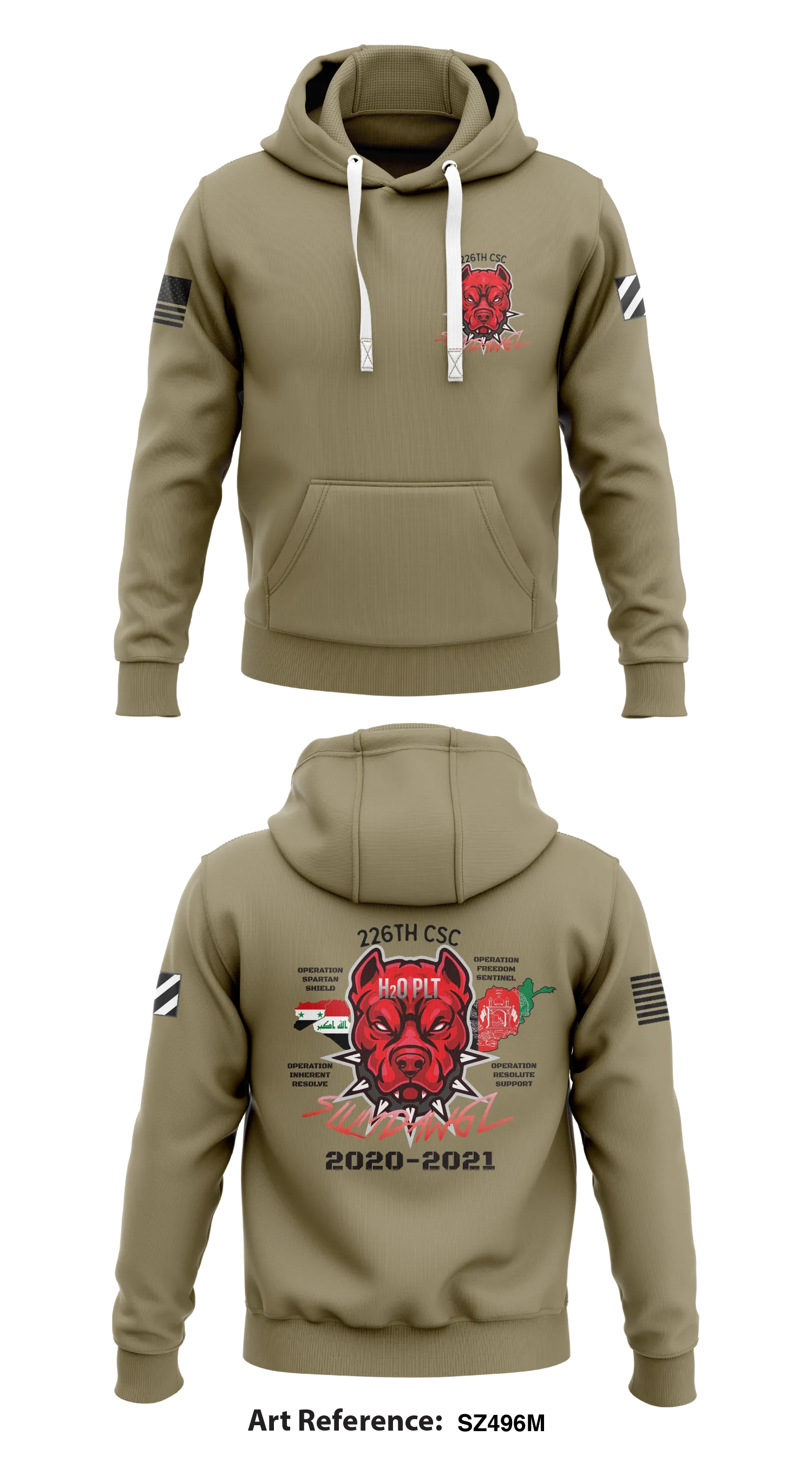 H2O PLT/226th Store 1  Core Men's Hooded Performance Sweatshirt - sZ496M