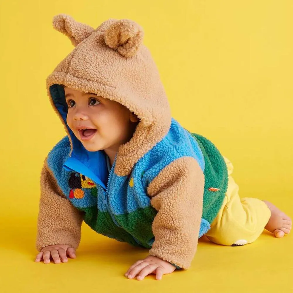 Halcyon Nights Rainbow Express Sherpa Jacket
